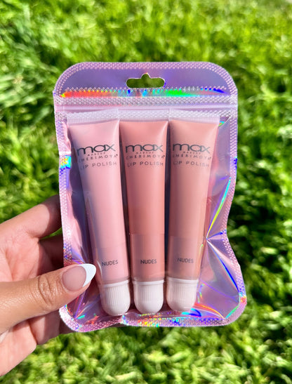 Max Nudes Lip Gloss Bundle