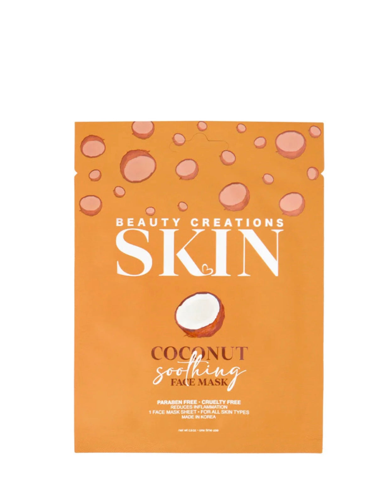 Beauty Creations Coconut Soothing Face Mask