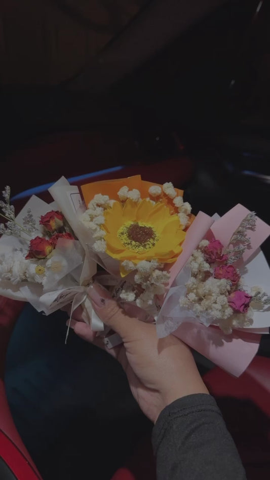 Mini Flower Bouquet Car Freshner